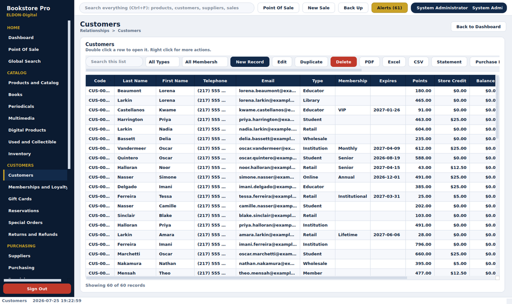 Bookstore Pro Management System