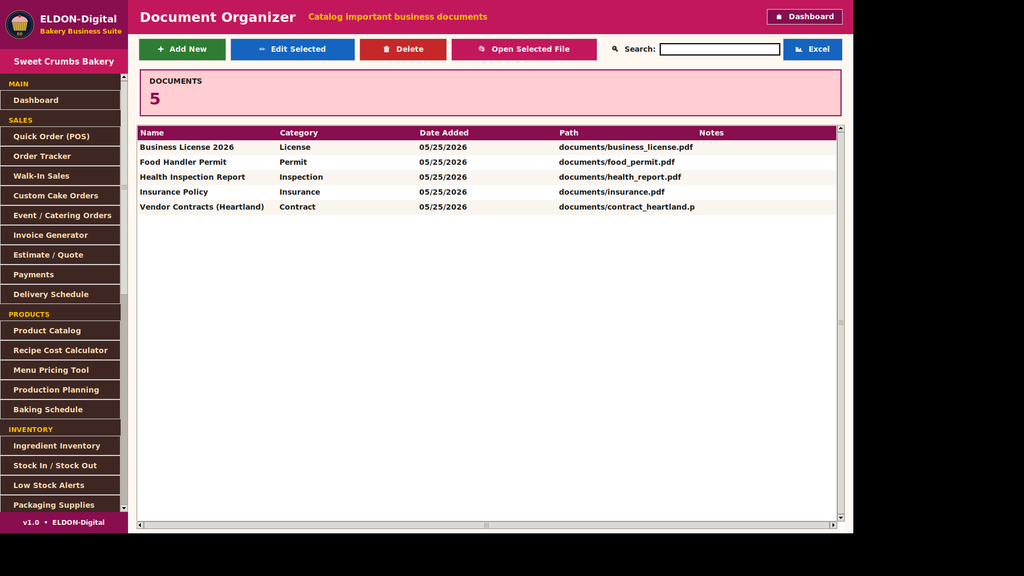 Bakery Business Management Software