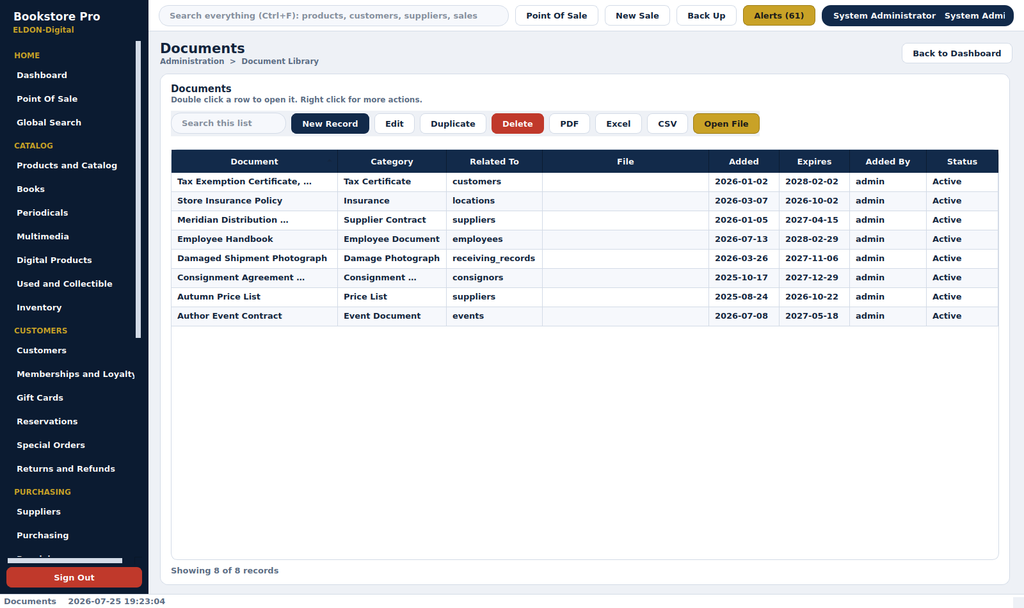 Bookstore Pro Management System