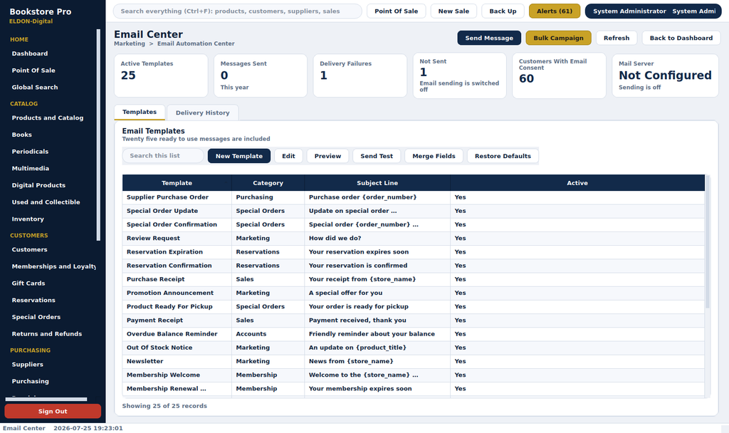 Bookstore Pro Management System