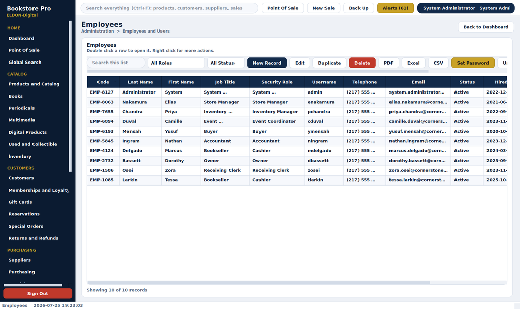 Bookstore Pro Management System