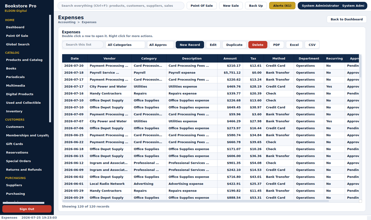 Bookstore Pro Management System
