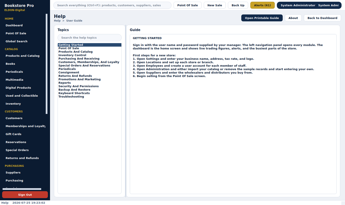Bookstore Pro Management System