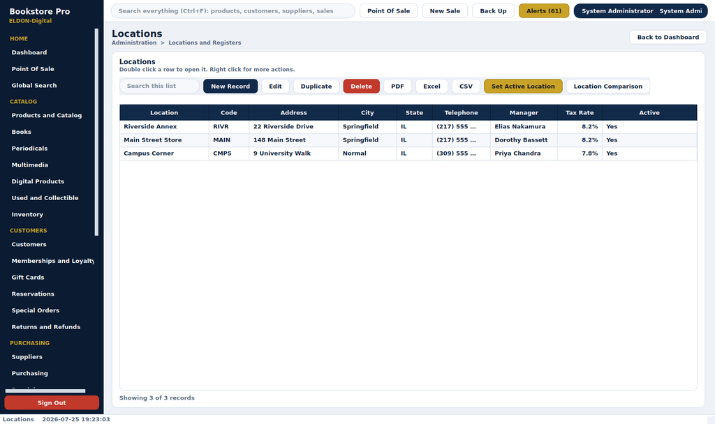 Bookstore Pro Management System