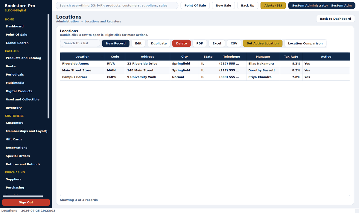 Bookstore Pro Management System