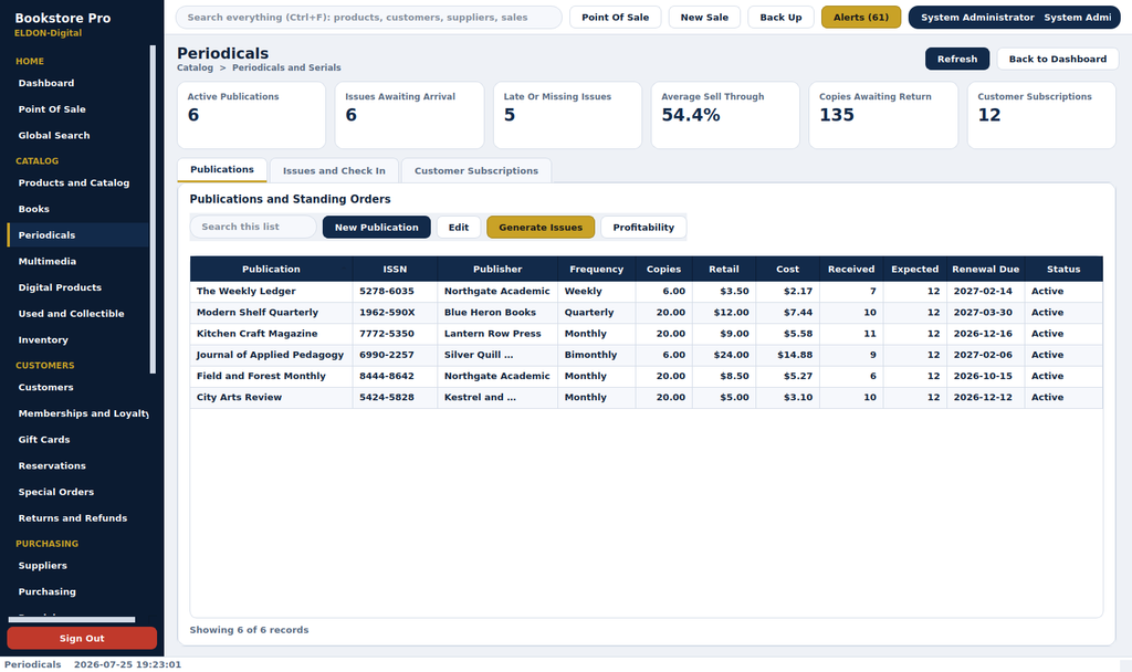Bookstore Pro Management System