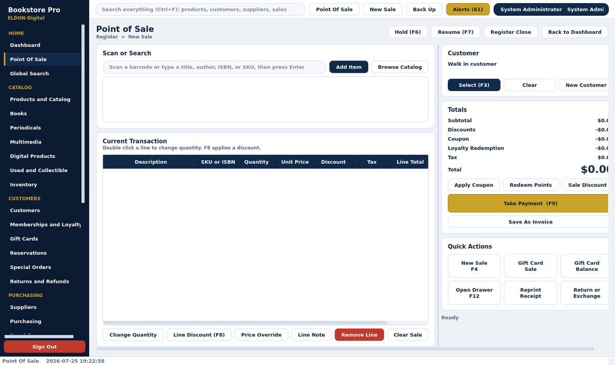 Bookstore Pro Management System