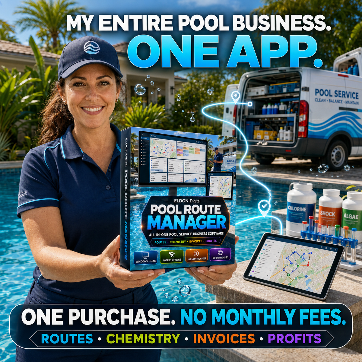 Complete Pool Service Business Software