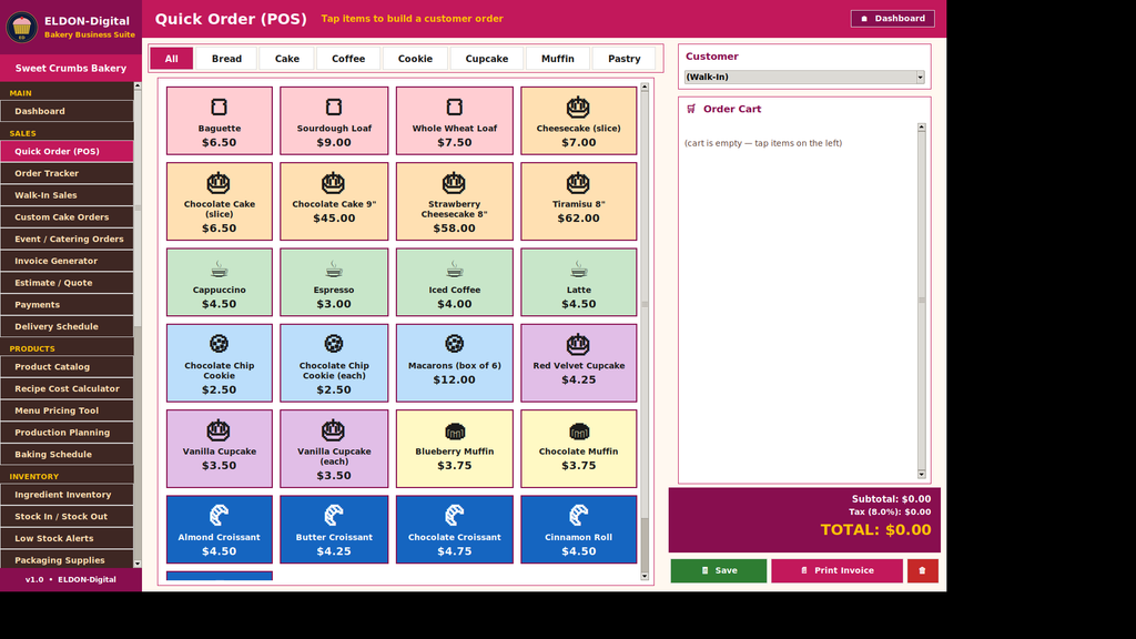 Bakery Business Management Software