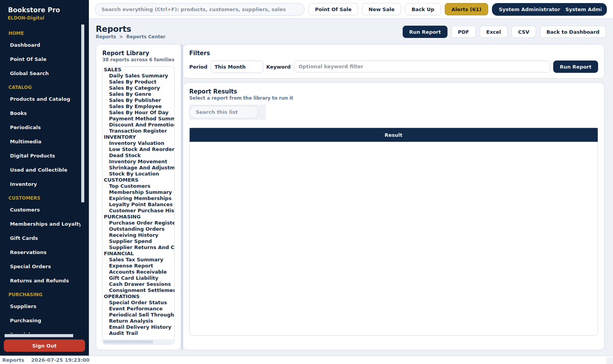 Bookstore Pro Management System