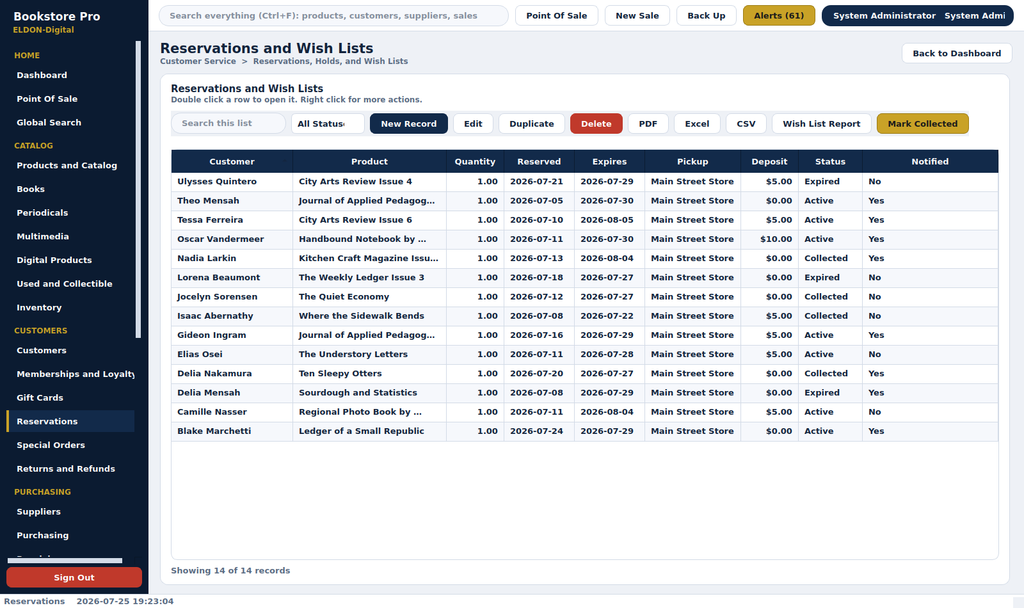 Bookstore Pro Management System