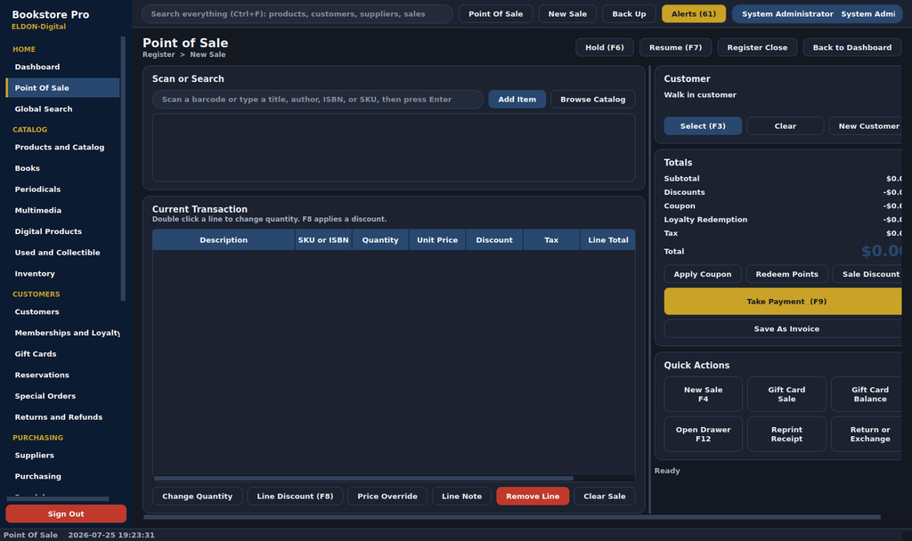 Bookstore Pro Management System