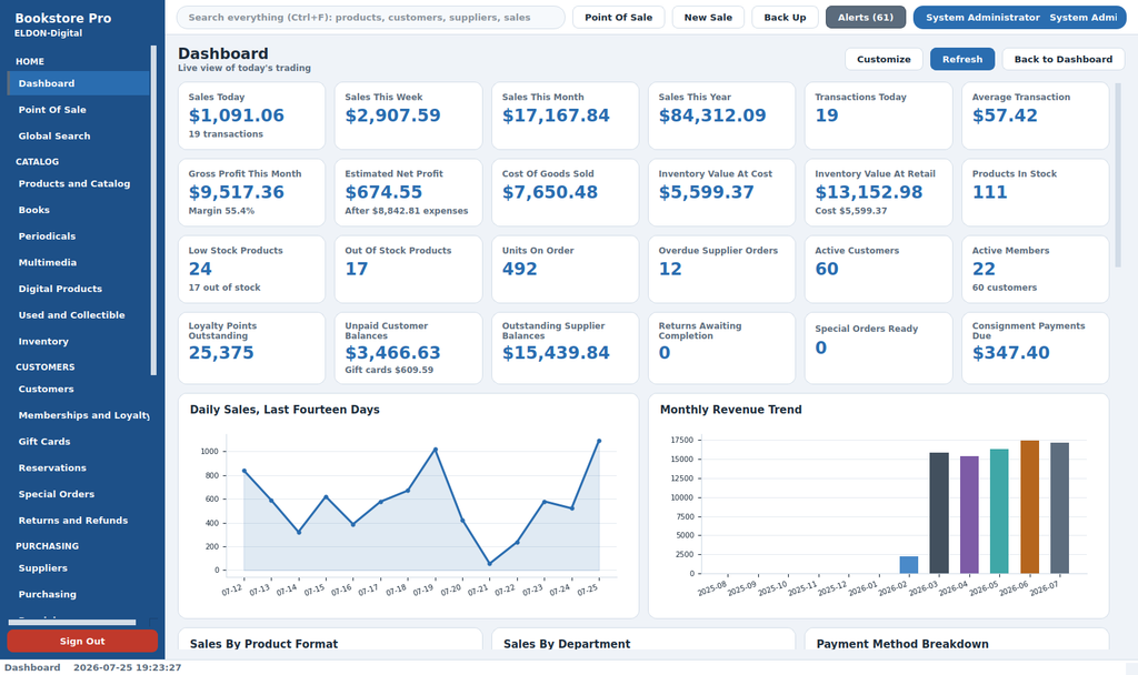 Bookstore Pro Management System
