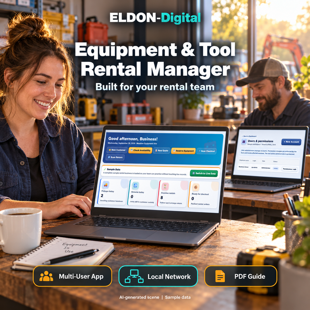 Equipment Rental Management Software