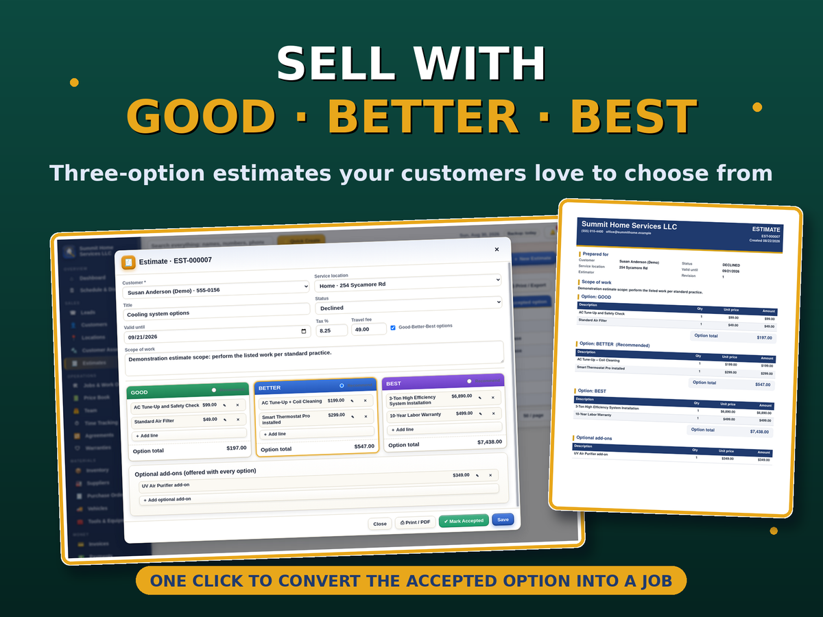 Home Service Contractor Manager Software