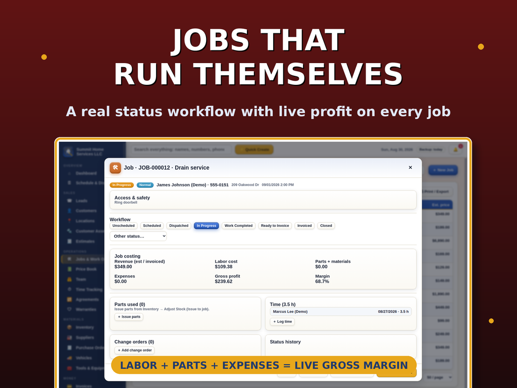 Home Service Contractor Manager Software