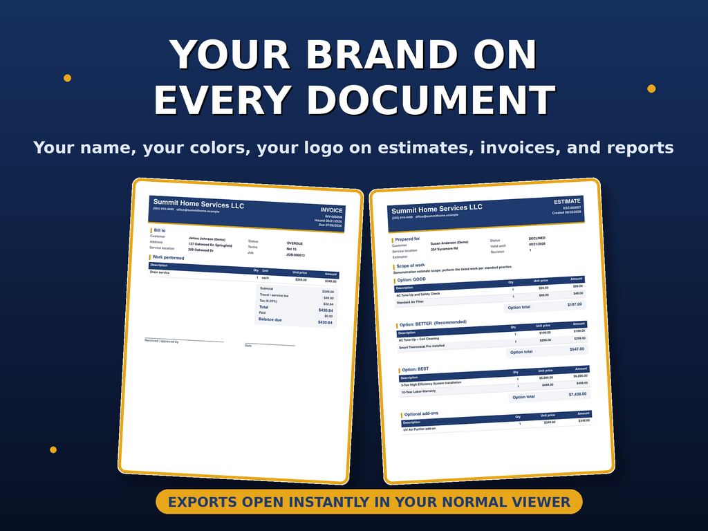 Home Service Contractor Manager Software