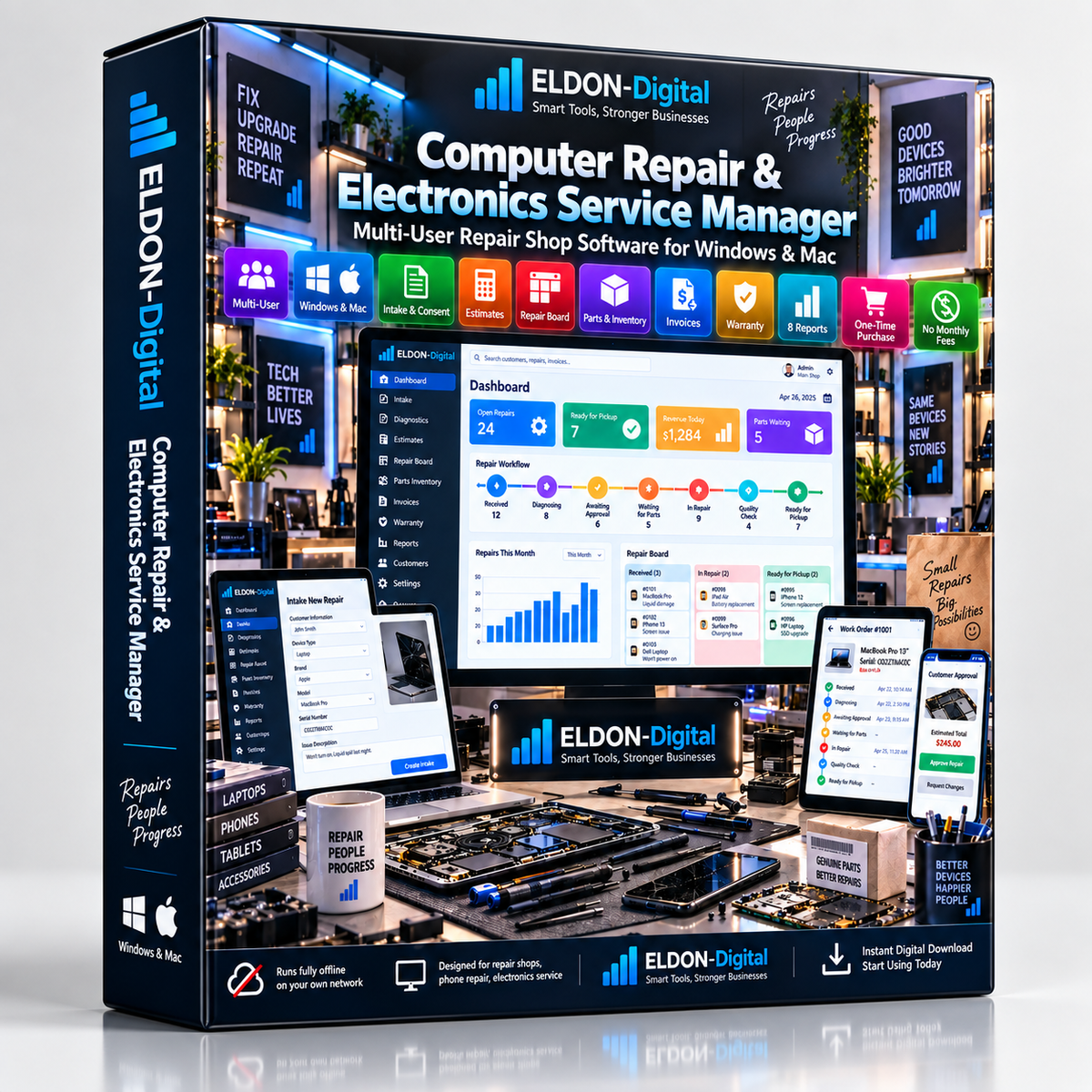 Computer Repair and Electronics Service Manager