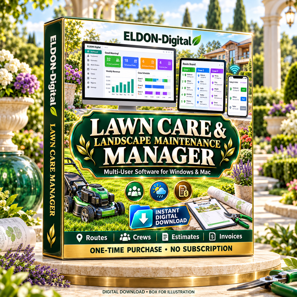Lawn Care and Landscape Maintenance Manager