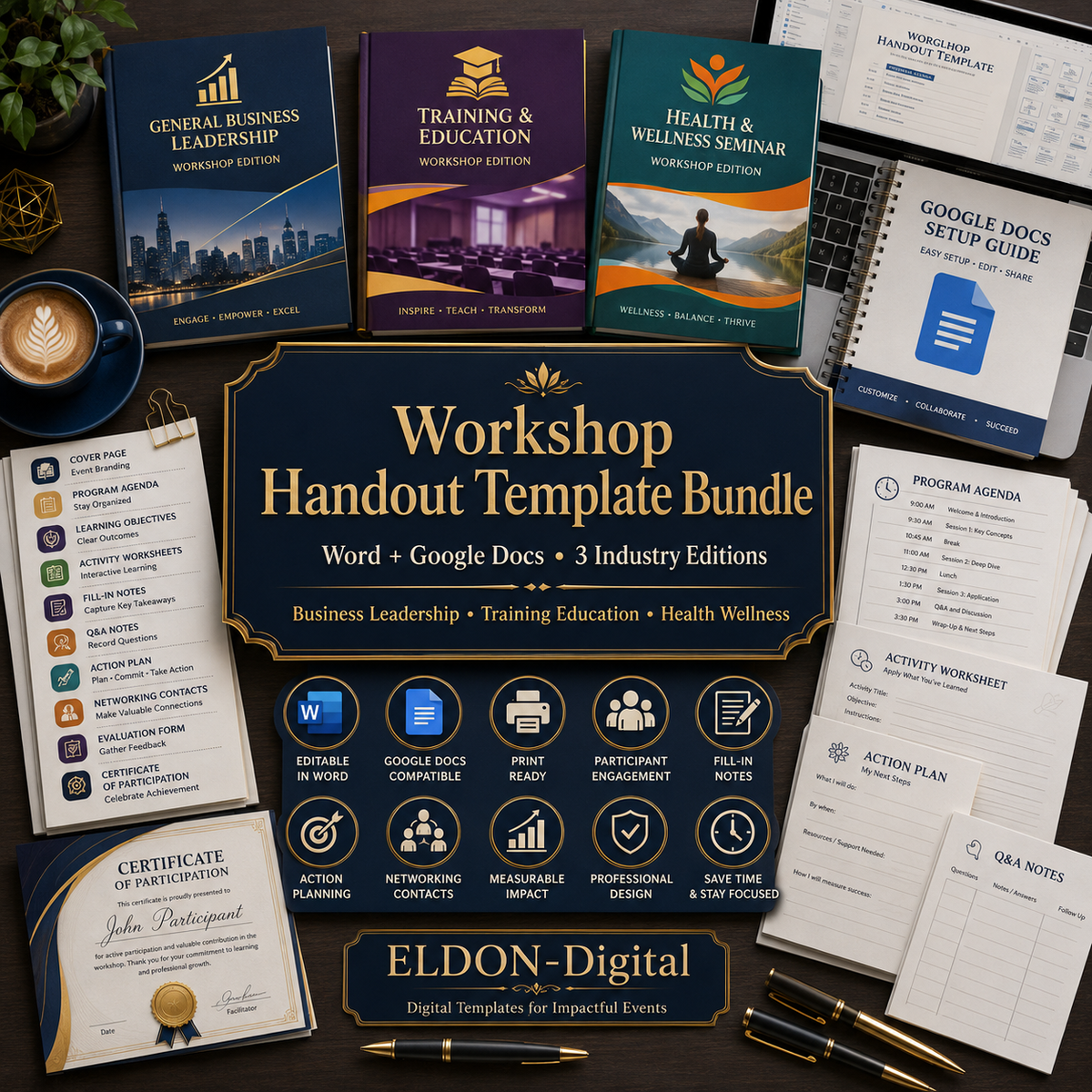 Workshop Handout Template Bundle