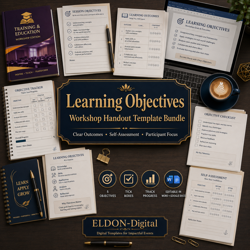 Workshop Handout Template Bundle