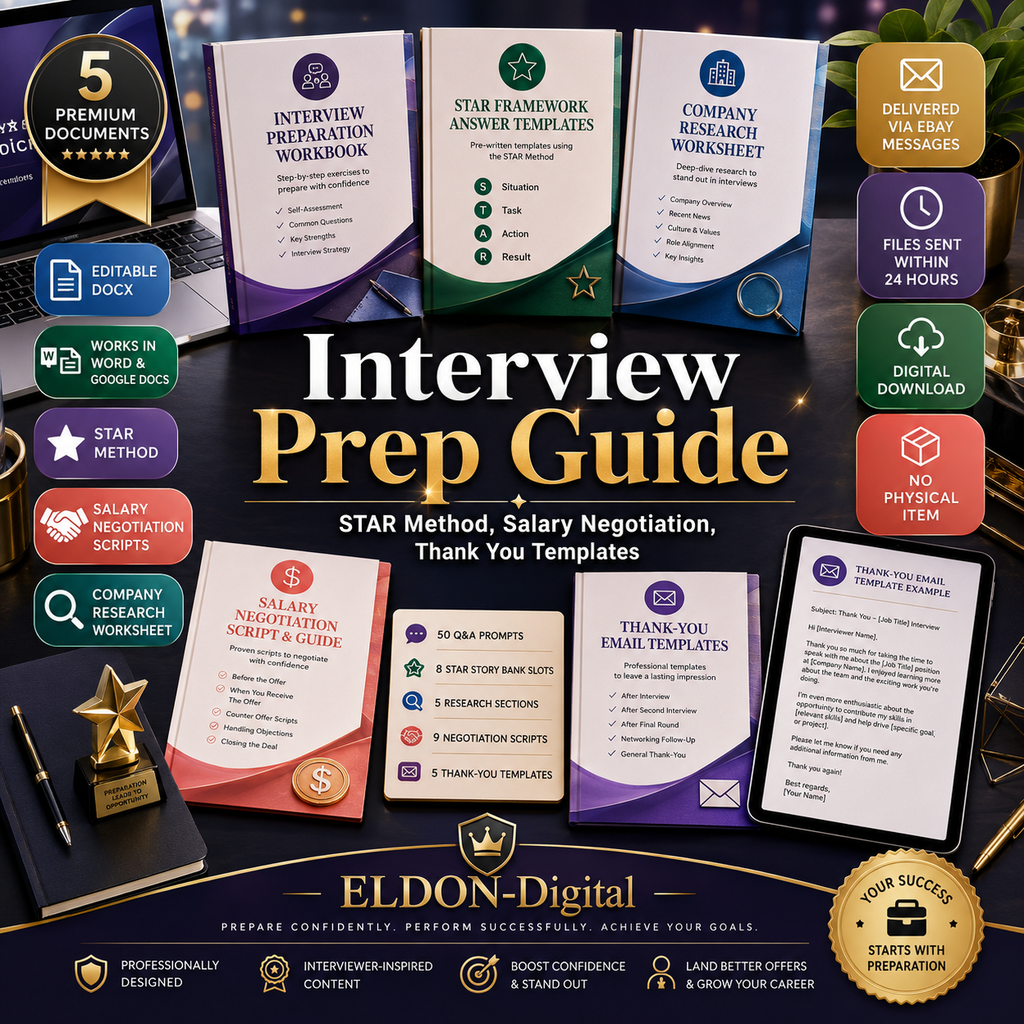 Interview Preparation Guide & Answer Templates