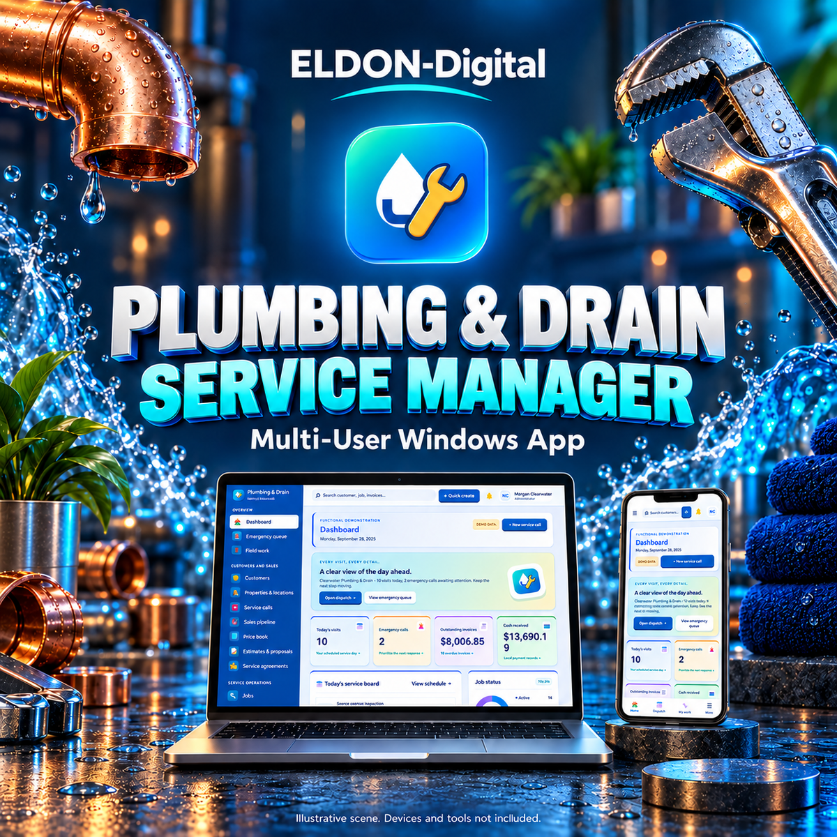 Plumbing and Drain Service Manager