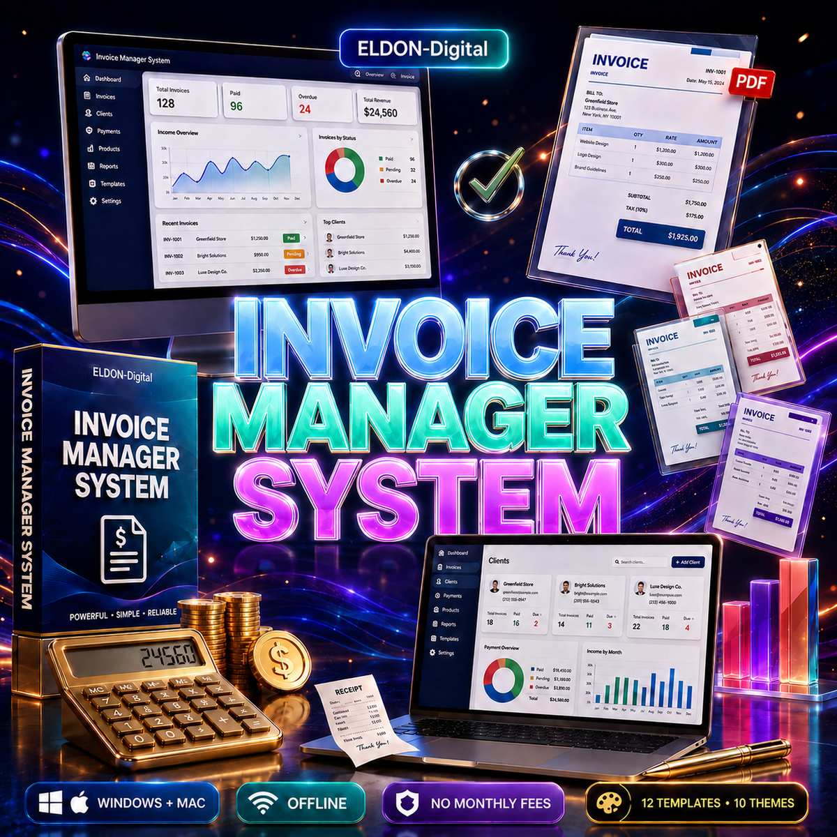 Invoice Manager System Software