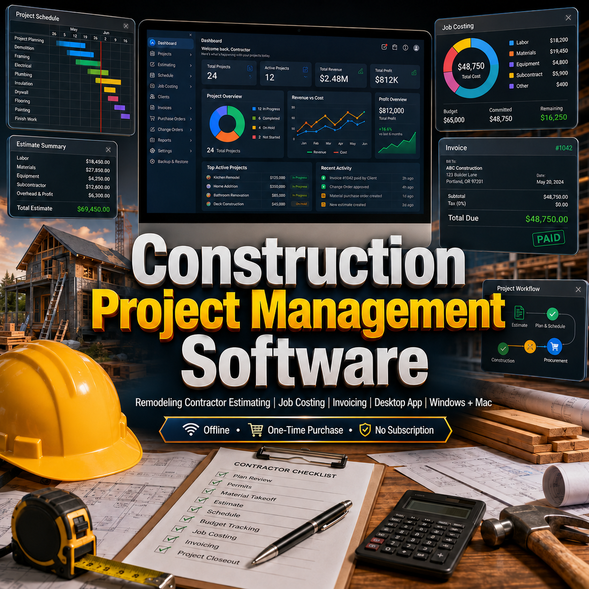 Construction Project and Remodeling Manager