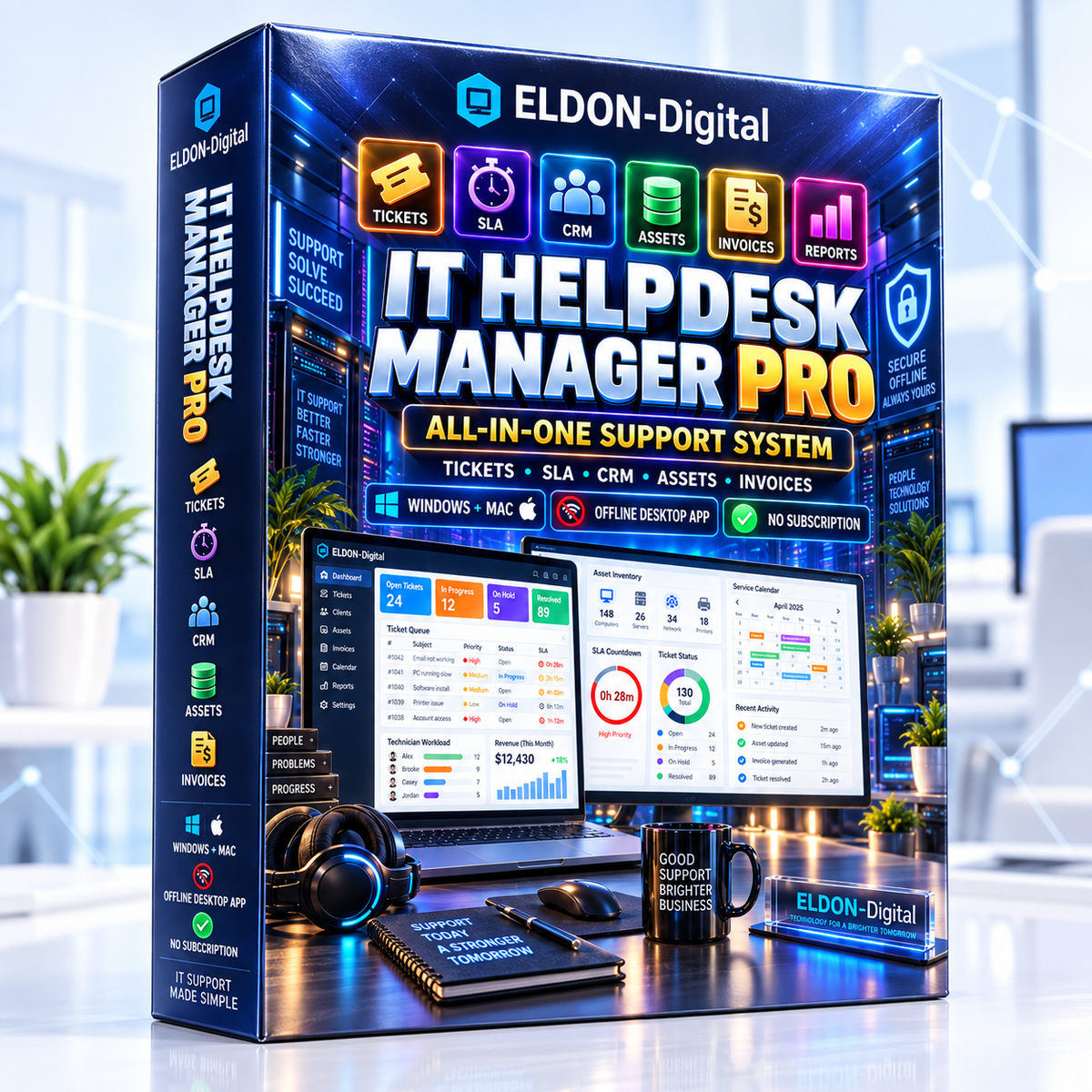 IT Helpdesk Manager Pro