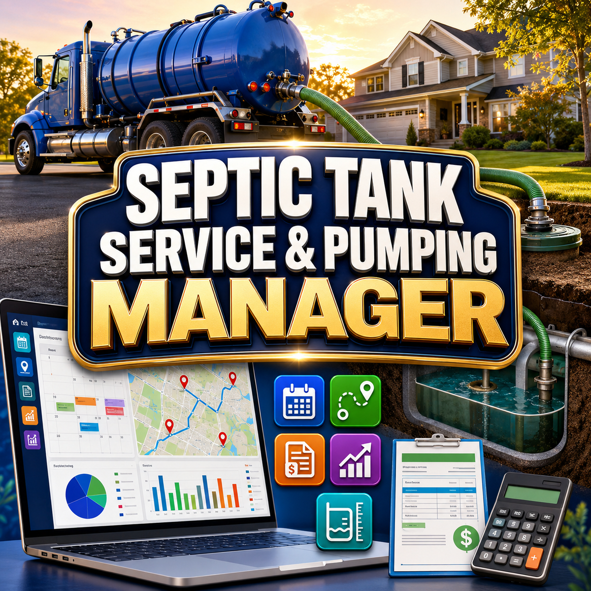 Septic Business Software for Windows and Mac