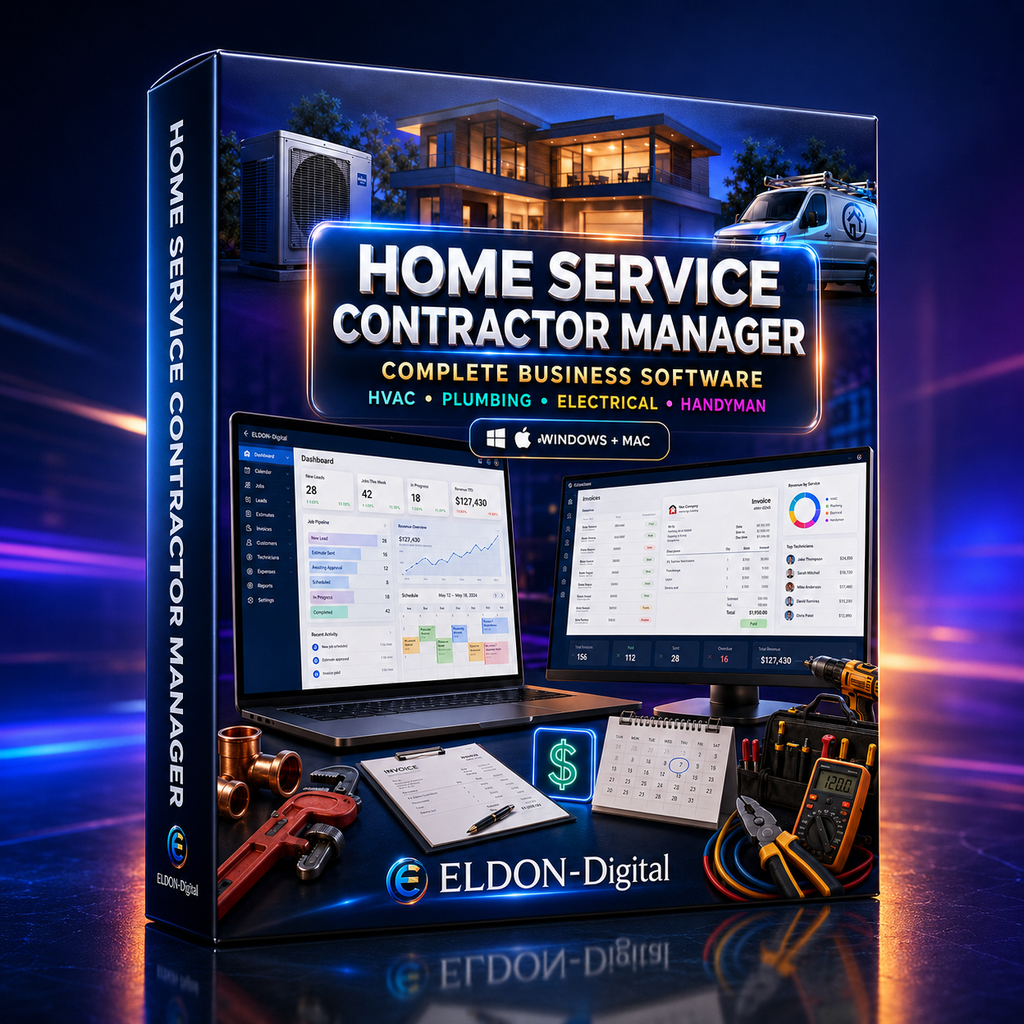 Home Service Contractor Manager Software
