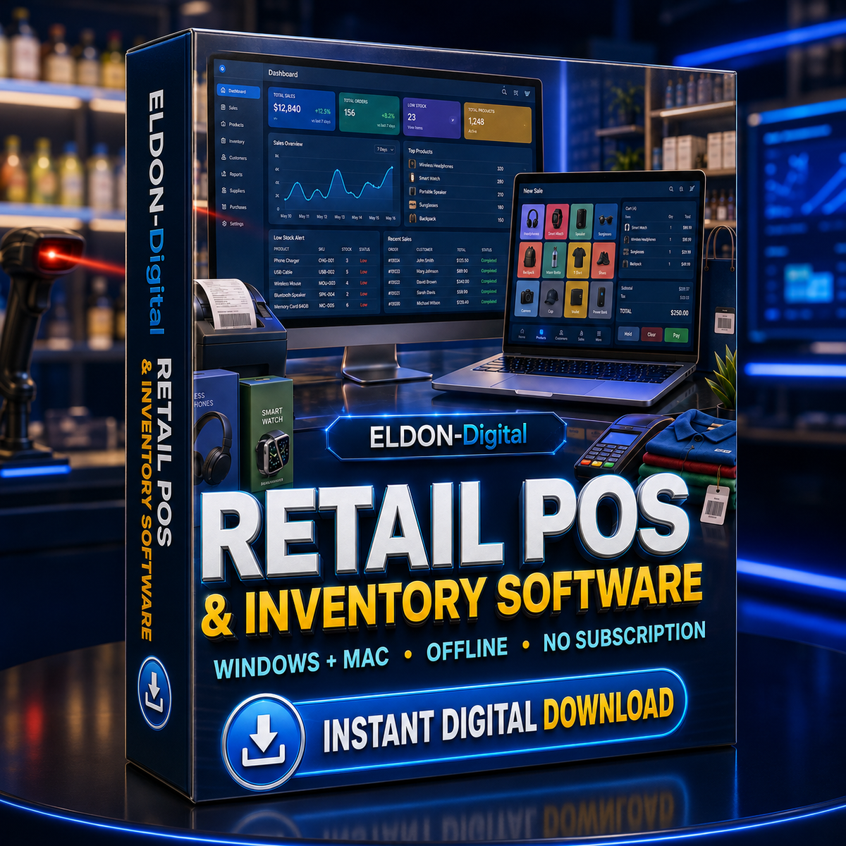 Retail POS Inventory Software Windows Mac