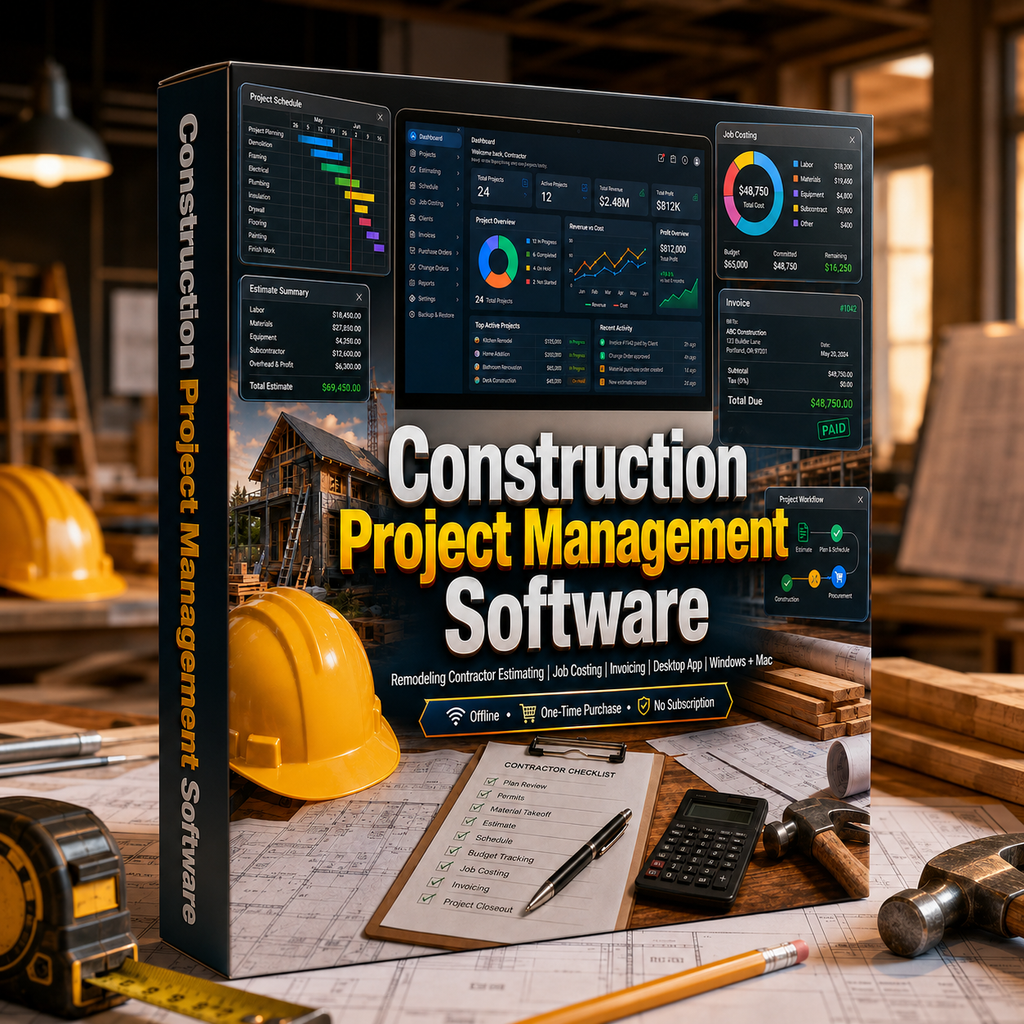 Construction Project and Remodeling Manager