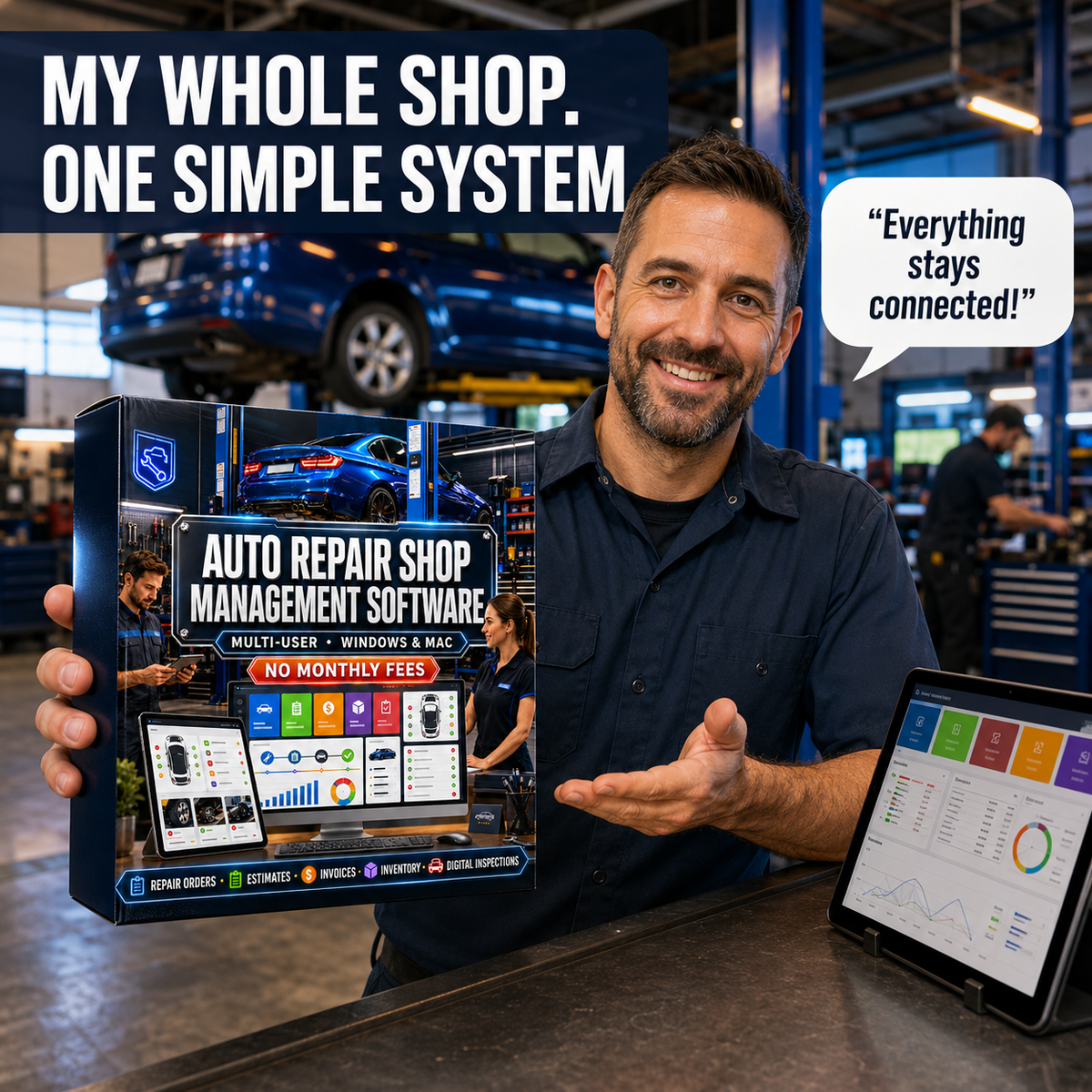 Multi-User Auto Repair Shop Management Software