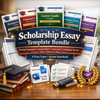 Scholarship Essay Template Bundle