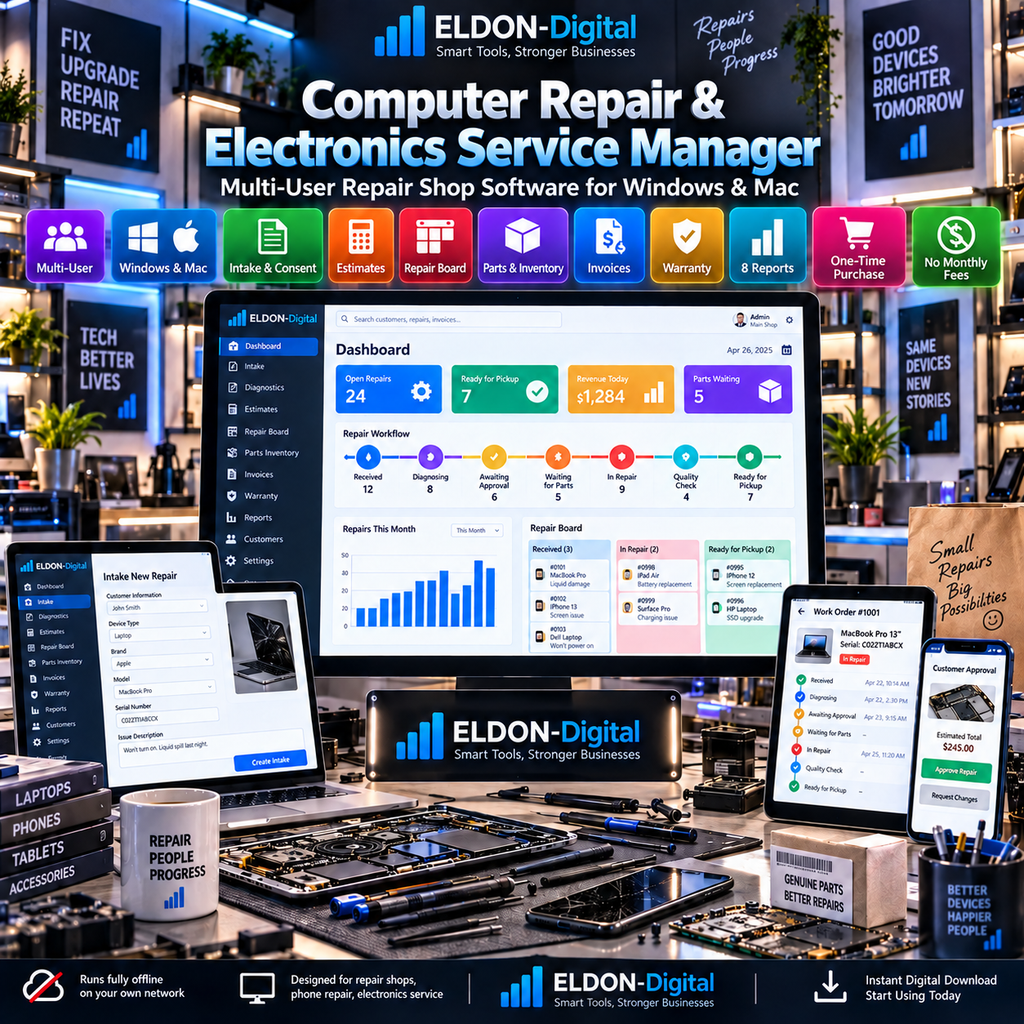 Computer Repair and Electronics Service Manager