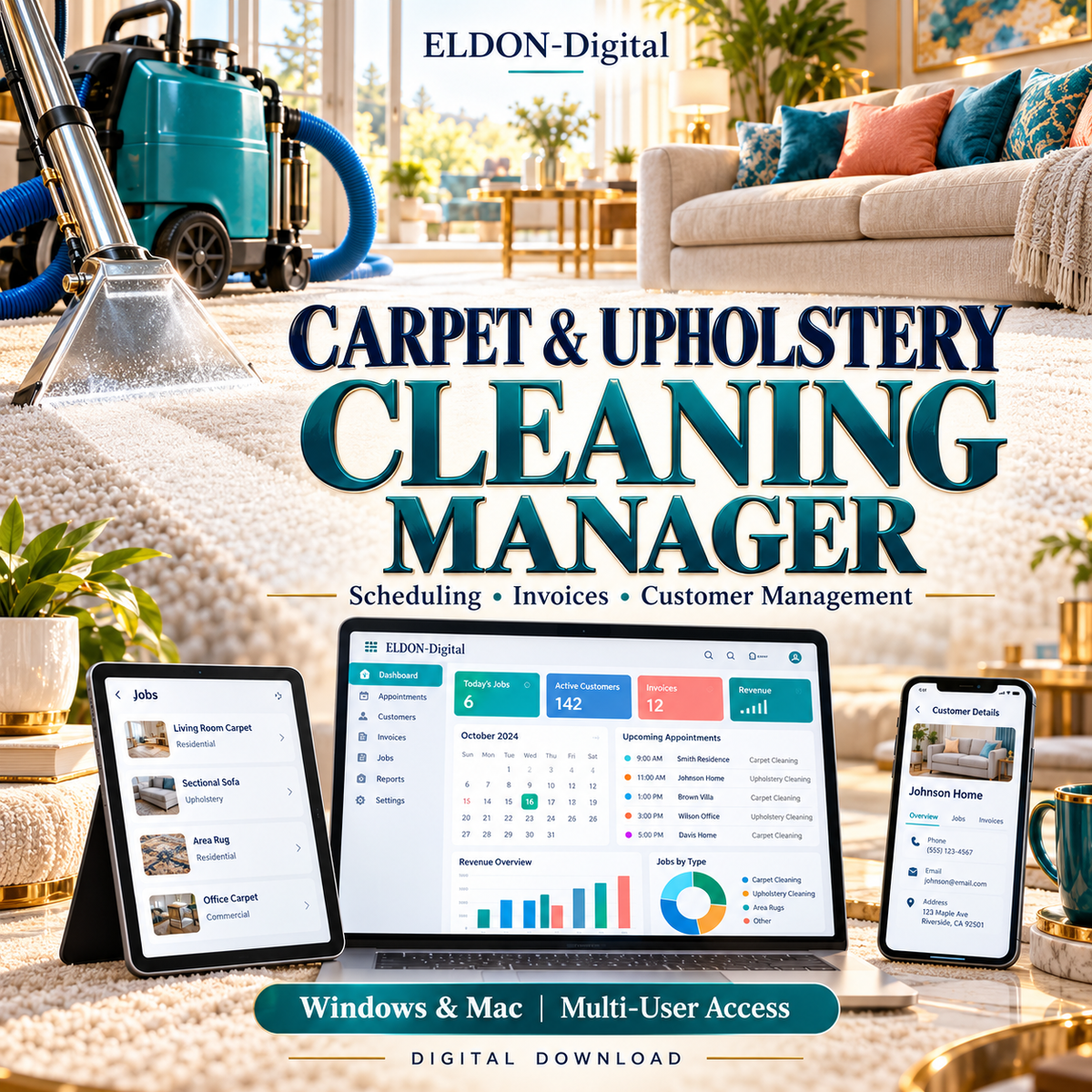 Carpet & Upholstery Cleaning Software