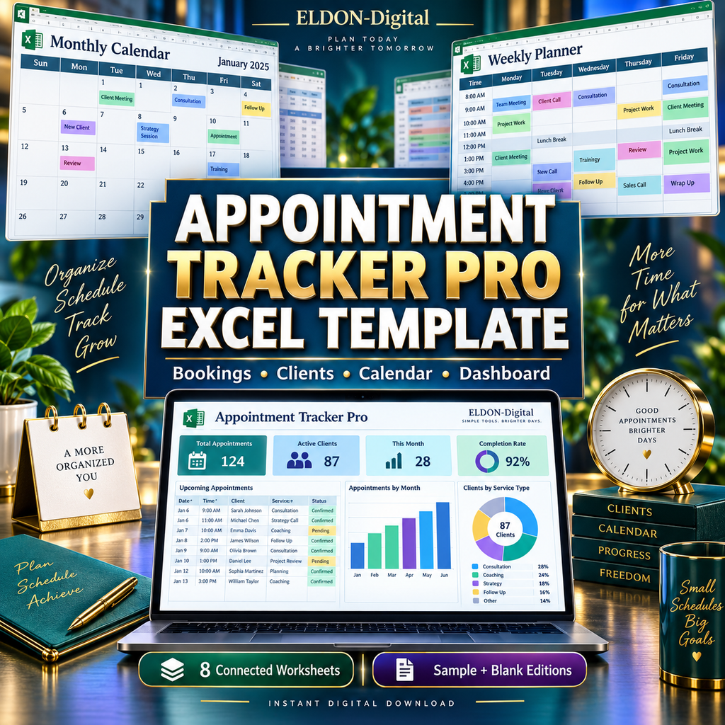 Appointment Tracker Excel Template