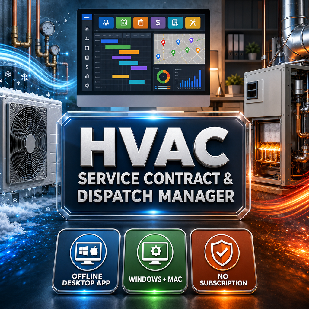 HVAC Service Contract and Dispatch Manager