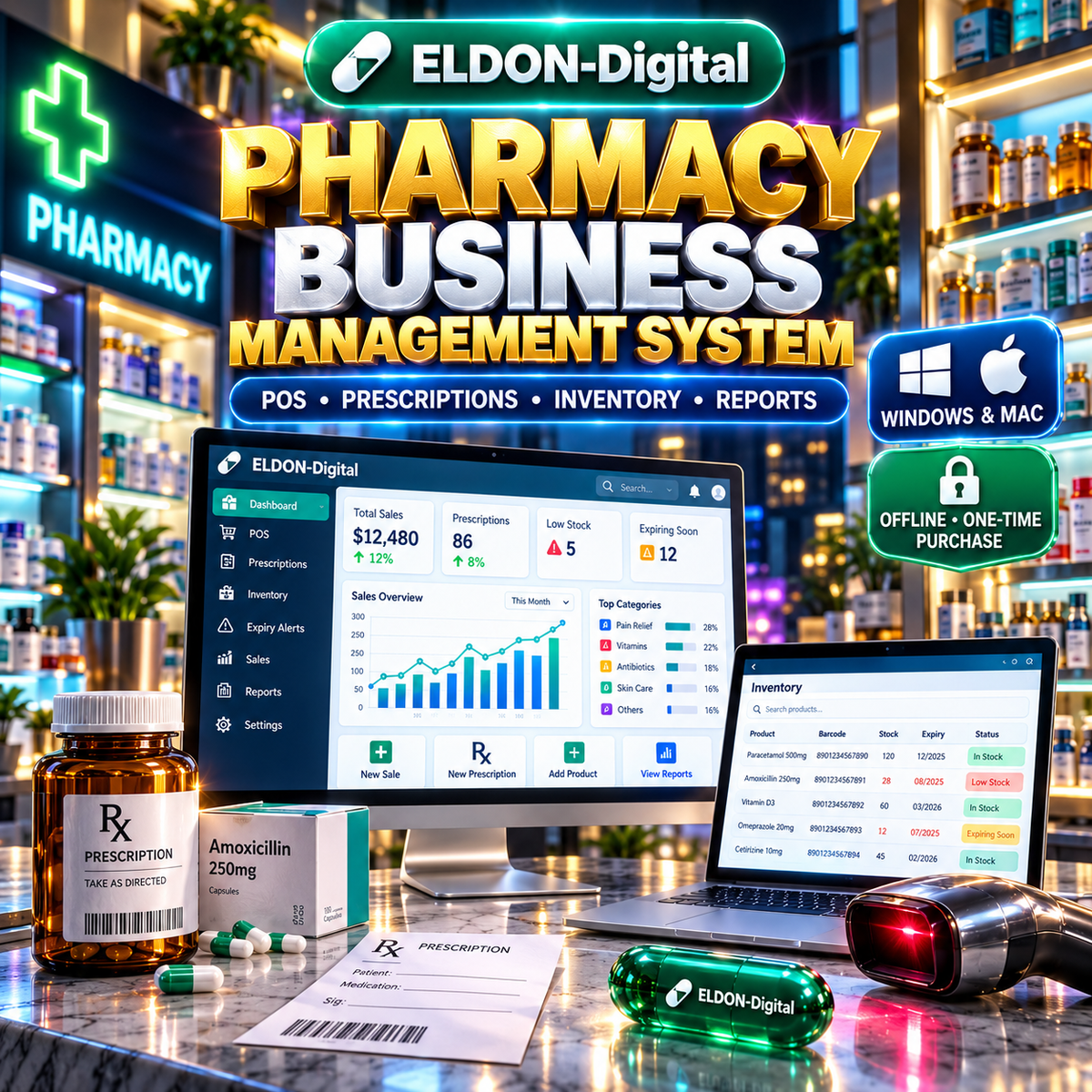 Pharmacy Business Management System