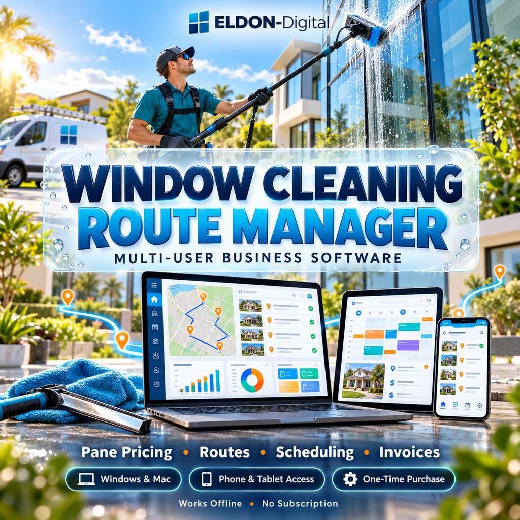 Window Cleaning Route Manager