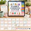 Family Command Center Planner GoodNotes iPad