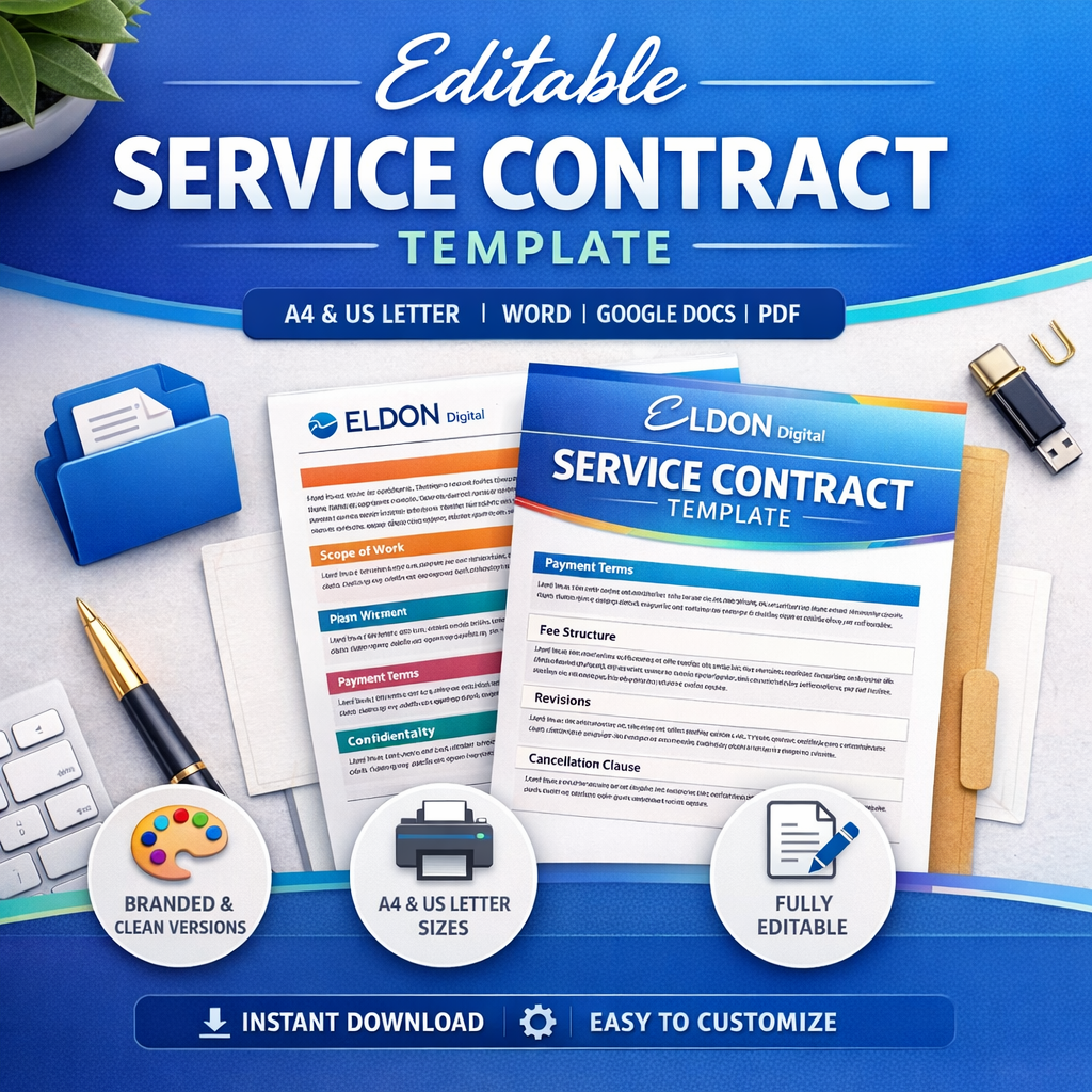 Service Contract Template Word