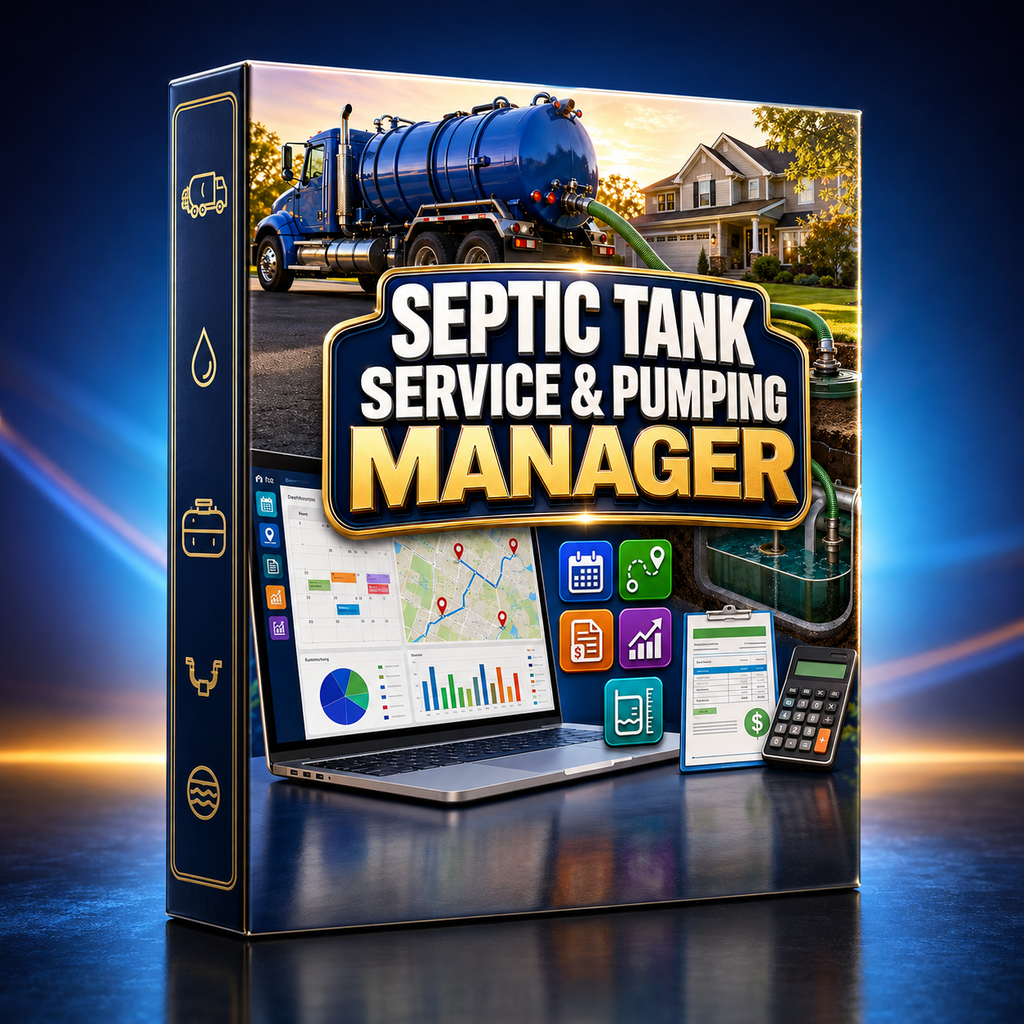 Septic Business Software for Windows and Mac