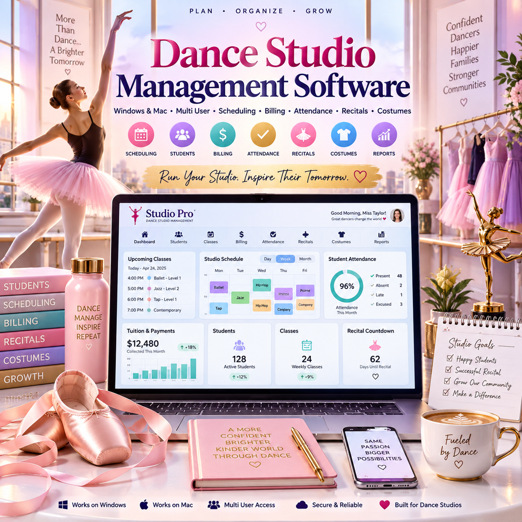 Dance Studio and Class Manager