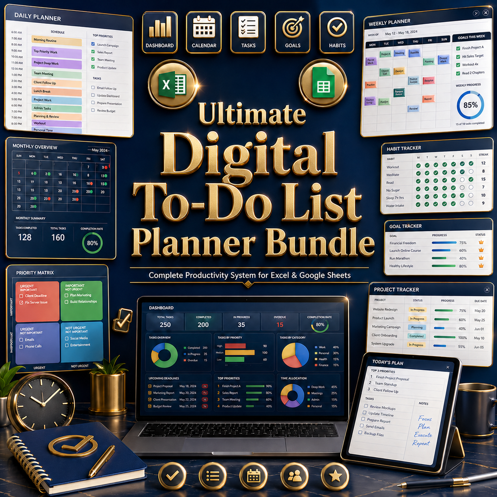 To Do List Template Bundle