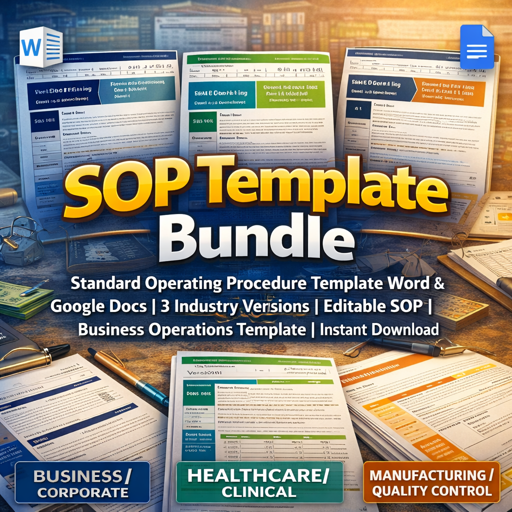 SOP Template Bundle
