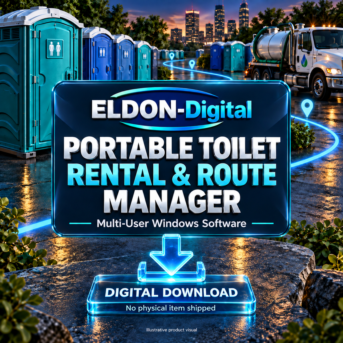 Portable Toilet Rental Management Software