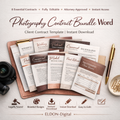 Photography Contract Bundle Word